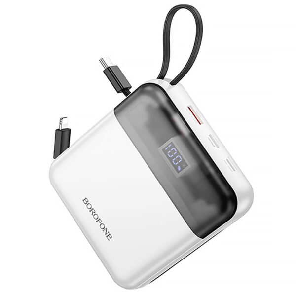 Портативний ЗП Power Bank BOROFONE BJ64A Distinct 22.5W+PD20W with cable 20000 mAh
