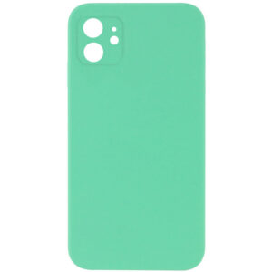 Чохол Silicone Case Square Full Camera Protective (AA) NOLOGO для Apple iPhone 11 (6.1")