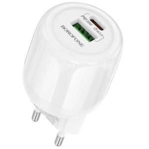 МЗП Borofone BA93A Lustrous PD20W+QC3.0 (1USB-A/1C)