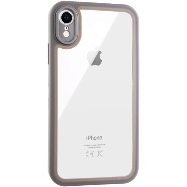 TPU чохол Transparent + Colour 1,5mm для Apple iPhone XR (6.1")