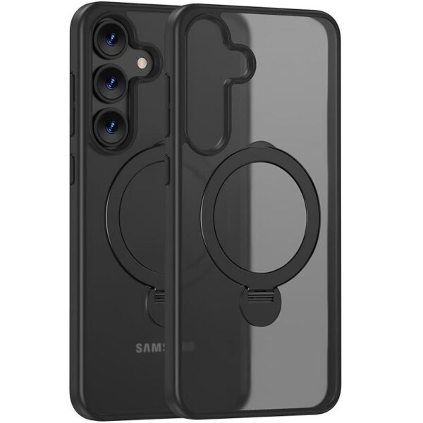 TPU+PC чохол MagSafe Colorful HQ Ring для Samsung Galaxy S25+