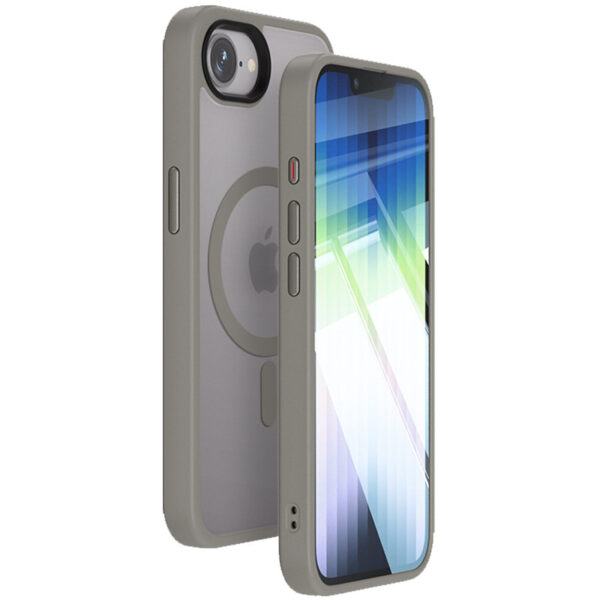 TPU+PC чохол Metal Buttons with MagSafe Colorful для Apple iPhone 16e (6.1")