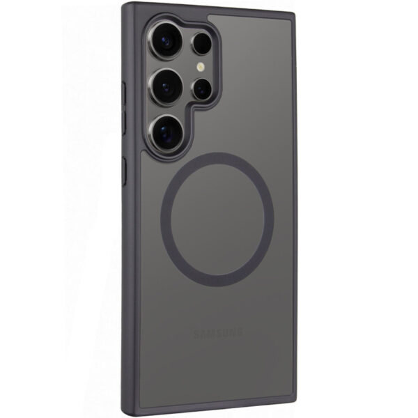 TPU+PC чохол Metal Buttons with MagSafe Colorful для Samsung Galaxy S25 Ultra