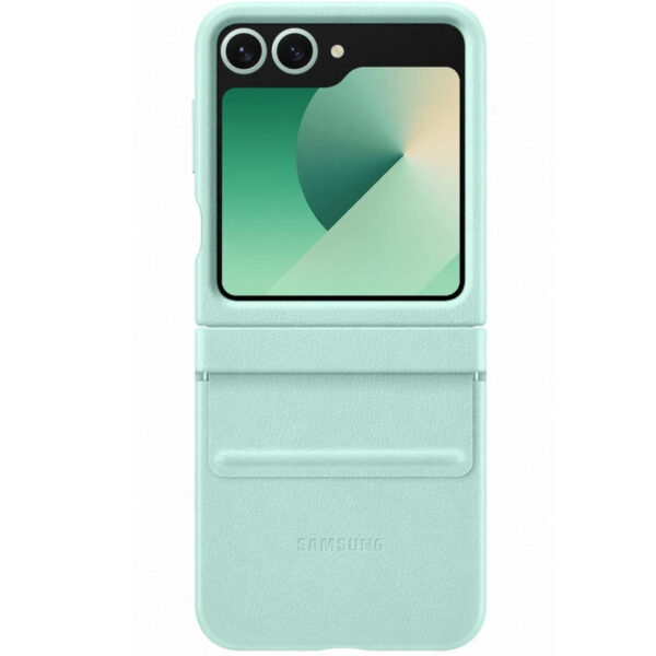 Уцінка Шкіряний чохол Leather Case (AAA) для Samsung Galaxy Z Flip6