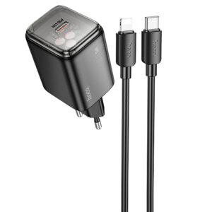 Уцінка МЗП Hoco N54 Monsoon PD45W (1USB-C) + кабель Type-C to Lightning