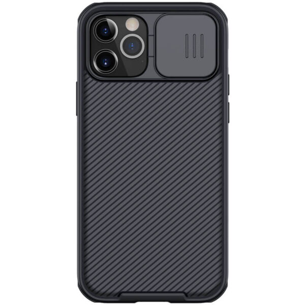 Карбонова накладка Nillkin CamShield Pro для Apple iPhone 12 Pro / 12 (6.1")