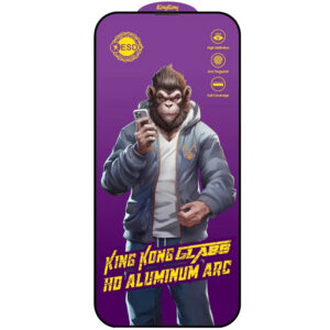 Захисне скло 5D Anti-static Purple (тех.пак) для Apple iPhone 14 Pro (6.1")