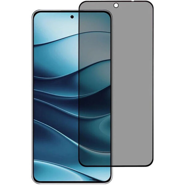 Захисне скло Privacy 5D (тех.пак) для Xiaomi Redmi Note 14 4G/5G / Poco M7 Pro 5G