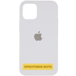 Чохол Silicone Case (AA) Logo with MagSafe для Apple iPhone 16 (6.1")