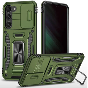 Ударостійкий чохол Camshield Army Ring для Samsung Galaxy S21 FE