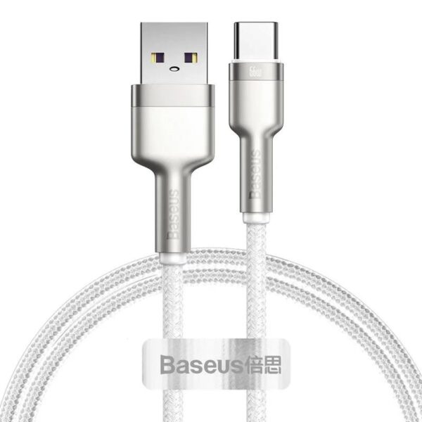 Дата кабель Baseus Cafule Metal Data USB to Type-C 66W (2m) (CAKF0002)