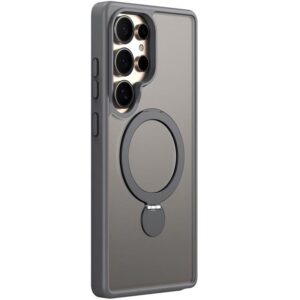 TPU+PC чохол MagSafe Colorful HQ Ring для Samsung Galaxy S25 Ultra