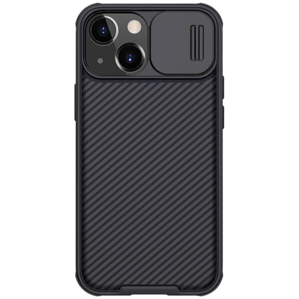 Карбонова накладка Nillkin CamShield Pro Magnetic для Apple iPhone 14/13 (6.1")