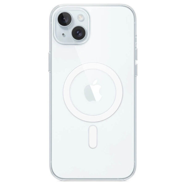 Чохол TPU Clear Case with MagSafe для Apple iPhone 15 (6.1")