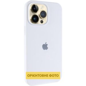 Чохол Silicone Case (AA) Logo with MagSafe для Apple iPhone 17 Pro (6.3")