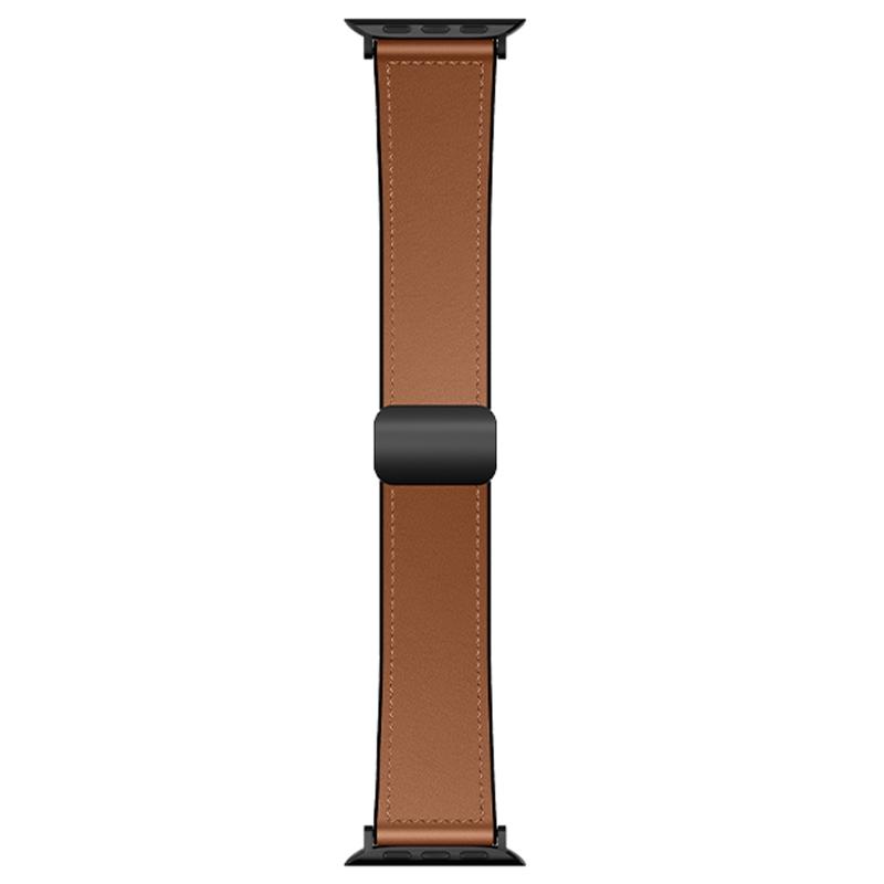Ремінець Hoco WA34 Basic magnetic buckle silicone leather strap для Apple watch 44/45/46/49mm