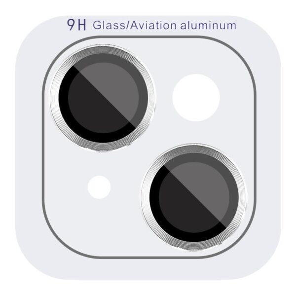 Уцінка Захисне скло Metal Classic на камеру (у упак.) для Apple iPhone 15 (6.1") / 15 Plus (6.7")