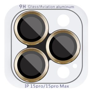 Уцінка Захисне скло Metal Classic на камеру (у упак.) для Apple iPhone 15 Pro (6.1")/15 Pro Max