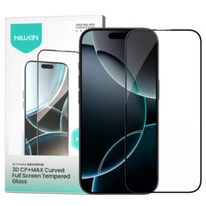 Захисне скло Nillkin (CP+ max 3D) (full glue) для Apple iPhone 16 Pro Max (6.9")