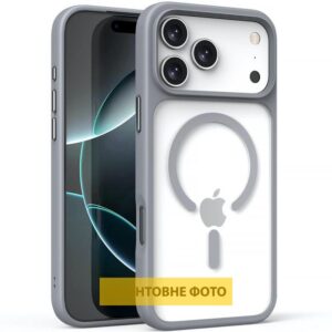 TPU+PC чохол Metal Buttons with MagSafe для Apple iPhone 17 (6.3")
