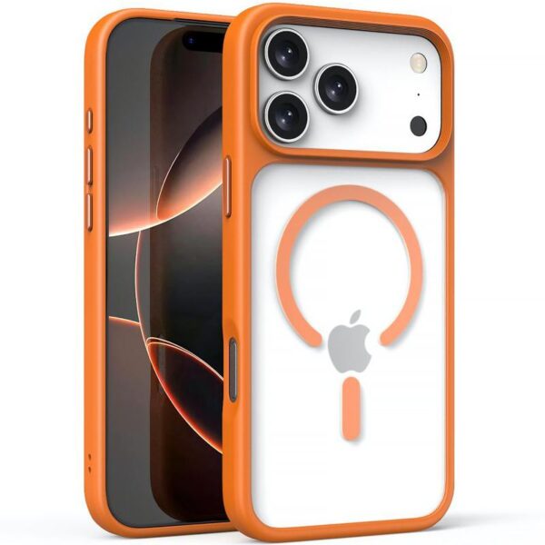 TPU+PC чохол Metal Buttons with MagSafe для Apple iPhone 17 Pro (6.3")