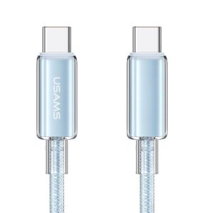 Уцінка Дата кабель USAMS US-SJ660 Type-C to Type-C PD100W Cloud Series (1.2m)