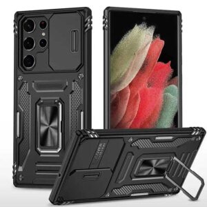 Ударостійкий чохол Camshield Army Ring для Samsung Galaxy S22 Ultra