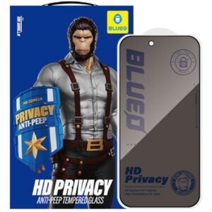 Захисне 2.5D скло Blueo Full Cover Anti-Peep для Apple iPhone 17 Air (6.5")