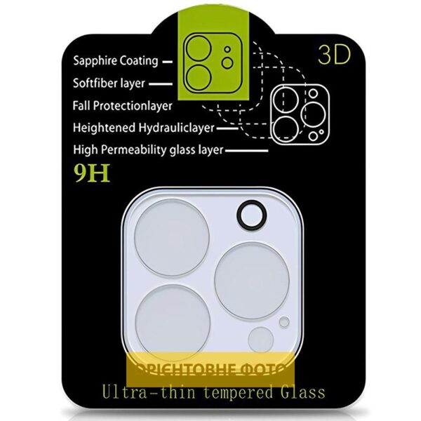 Захисне скло на камеру Full Block (тех.пак) для Apple iPhone 17 Air (6.5")