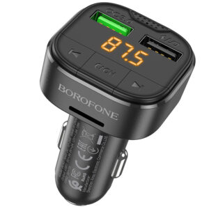 АЗП FM модулятор Borofone BC43 Flash QC3.0