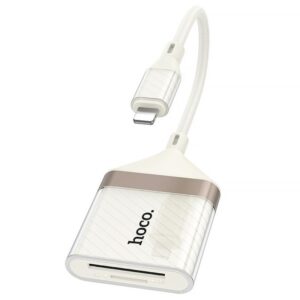 Перехідник Hoco UA40 Crystal 2in1 Lightning to SD/TF (0.15m)