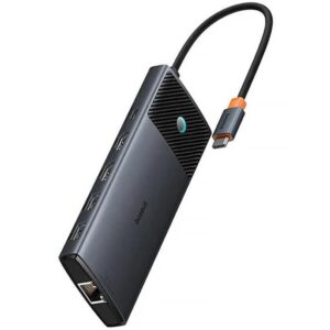 Перехідник HUB Baseus Metal Gleam II OS 10in1 Dual Display (B00061800123-01)