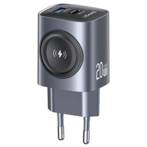 Уцінка МЗП Usams US-CC293 T67 Multifunctional iWatch Charger 20W (1USB-A/1C)