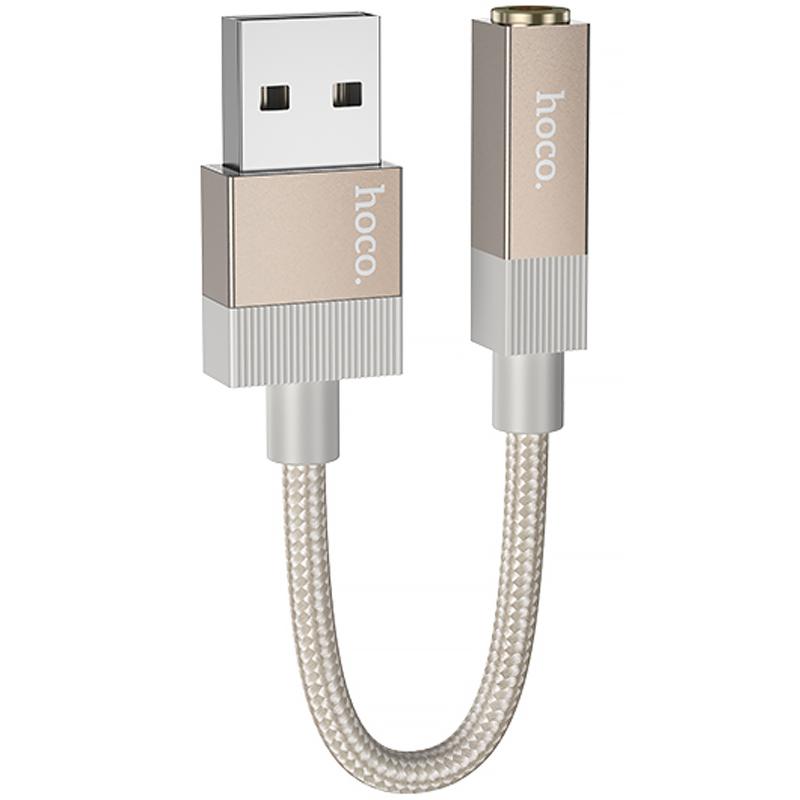 Перехідник Hoco UPA32D Clever USB to 3.5mm
