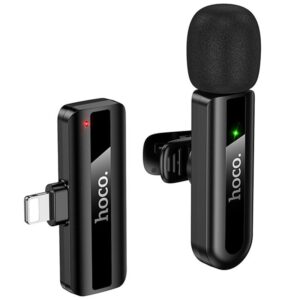 Петличний бездротовий мікрофон Hoco L20 Fair Lightning
