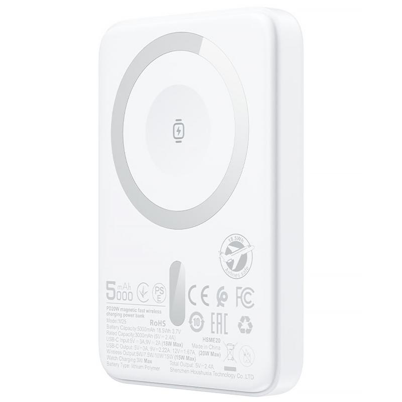 Портативний ЗП Power Bank Acefast M25 20W з БЗП+iWatch 5000 mAh