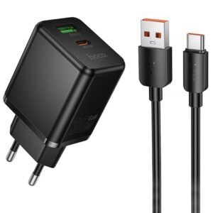 МЗП Hoco C157A Smart PD30W+QC3.0 (1USB-A/1C) + кабель USB to Type-C