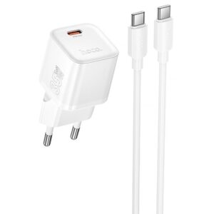 МЗП Hoco N66 Ingenious PD35W (1USB-C) + кабель Type-C to Type-C