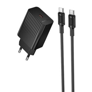 МЗП Borofone BAS73A Source PD20W (1USB-C) + кабель Type-C to Type-C