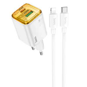 МЗП Hoco N53 Monsoon PD30W+QC3.0 (1USB-A/1C) + кабель Type-C to Lightning
