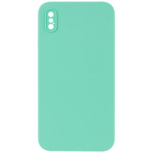 Чохол Silicone Case Square Full Camera Protective (AA) NOLOGO для Apple iPhone XS Max (6.5")