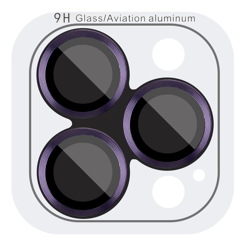 Захисне скло Metal Classic на камеру (у упак.) для Apple iPhone 14 Pro (6.1") / 14 Pro Max (6.7")