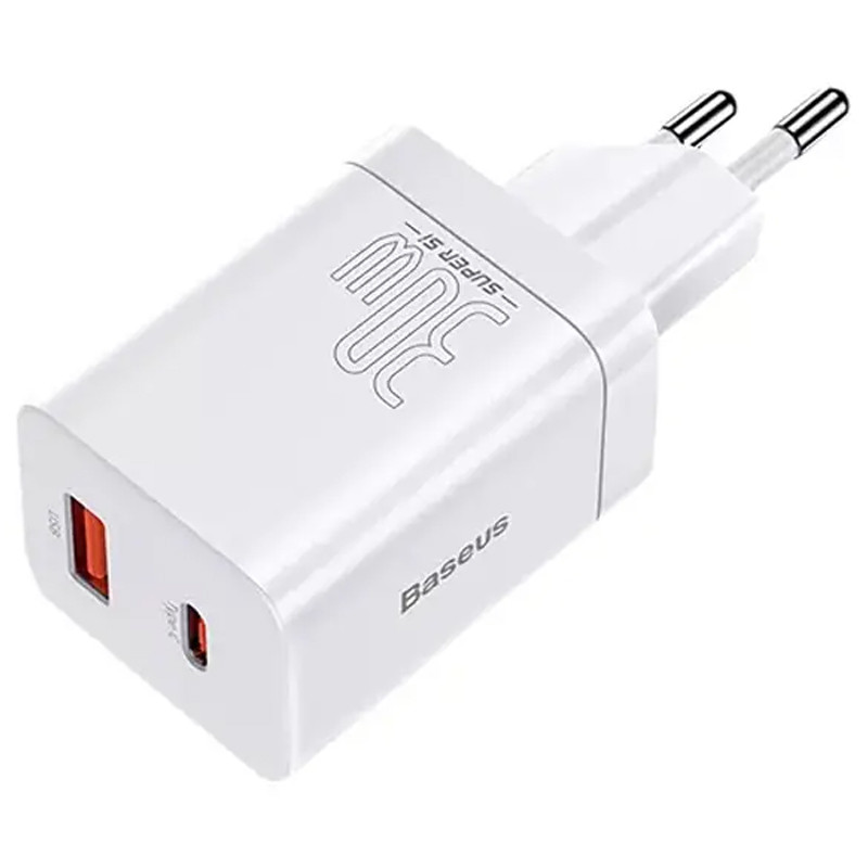 МЗП Baseus Super Si Pro Quick Charger 30W (1USB-A/1C) (CCSUPP-E)