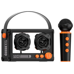 Bluetooth колонка QD03 Transparent з мікрофоном