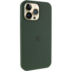 Чохол Silicone Case (AA) Logo with MagSafe для Apple iPhone 15 Pro Max (6.7")