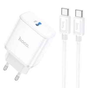 МЗП Hoco C104A PD20W (1USB-C) + кабель Type-C to Type-C