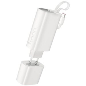 Портативний ЗП Power Bank Hoco J148 Handy PD20W with cable 5000 mAh