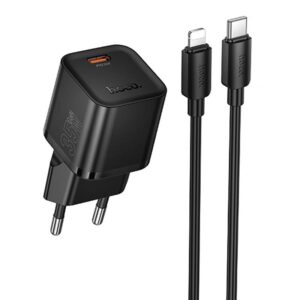 МЗП Hoco N66 Ingenious PD35W (1USB-C) + кабель Type-C to Lightning