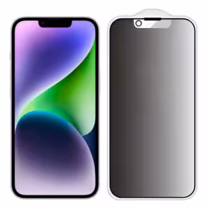 Захисне скло Privacy 5D Matte (тех.пак) для Apple iPhone 13 / 13 Pro / 14 / 16e / 17e (6.1")