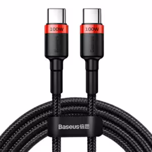 Дата кабель Baseus Cafule Type-C to Type-C PD2.0 100W (2m) (CATKLF-AL)